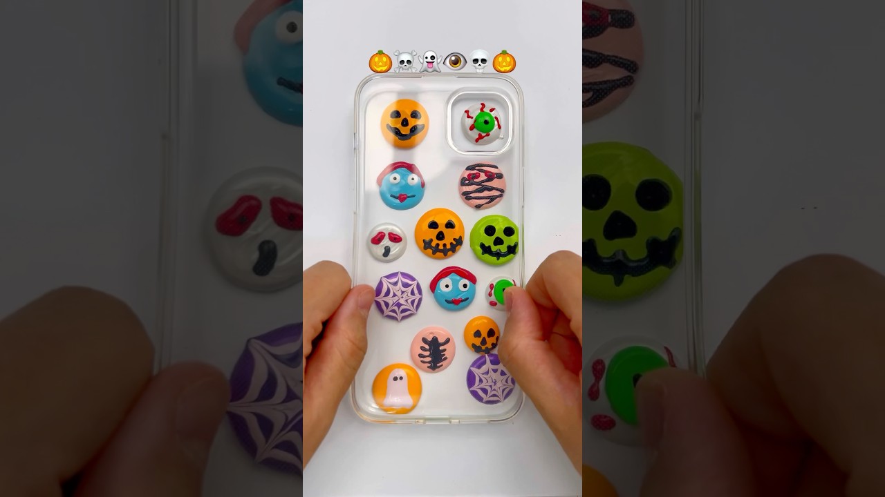 Satisfying halloween shape satisfying satisfyingart halloween halloween2024 iphone art colors