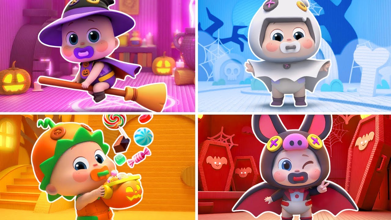 Learn Colors with Halloween Hotel | Halloween Songs for Kids | Nursery Rhyme & Kids Song | BabyBus