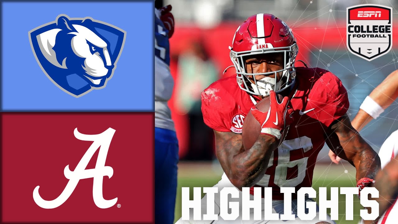 Eastern Illinois Panthers vs. Alabama Crimson Tide | Full Game Highlights | ESPN College Football