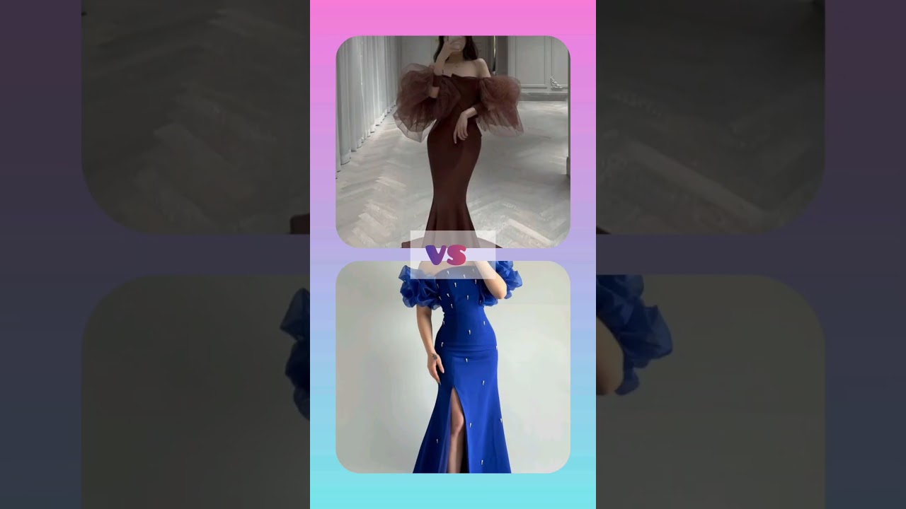 TRENDING dressess youtubeshorts fashion gift aesthetic vs dress shein outfit choose