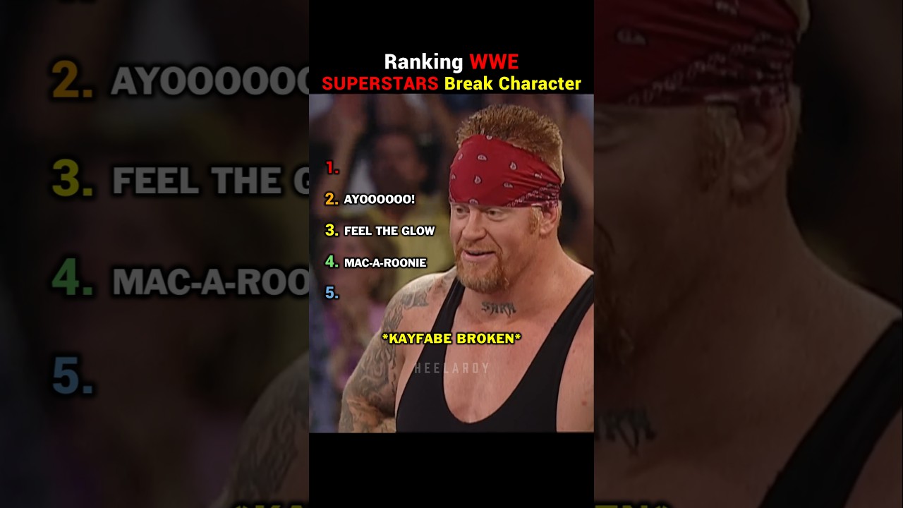 WWE Superstars Caught Breaking Character! 😂 | Part-3