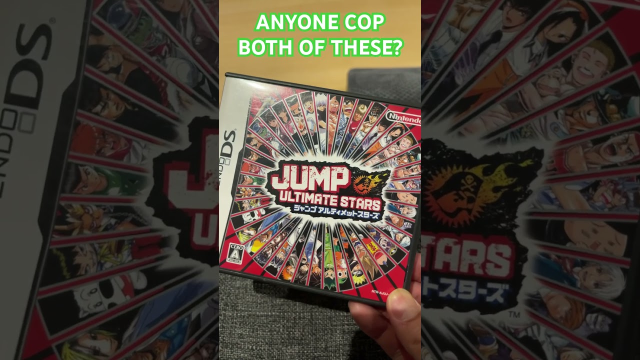 SHONEN JUMP SUPER STARS &amp; SHONEN JUMP ULTIMATE STARS for Nintendo DS #shonenjump #anime #shorts