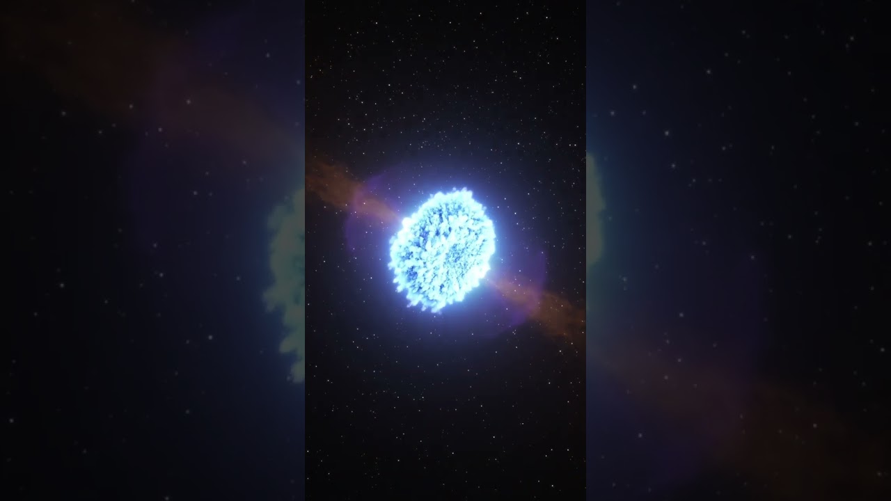 What happens when Two Neutron Stars collide? #space #universe #stars
