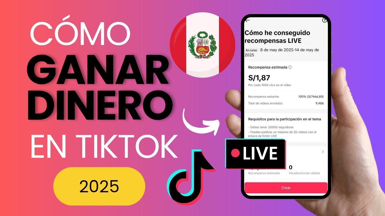 Cómo GANAR DINERO en TIKTOK PERÚ 🇵🇪 2025