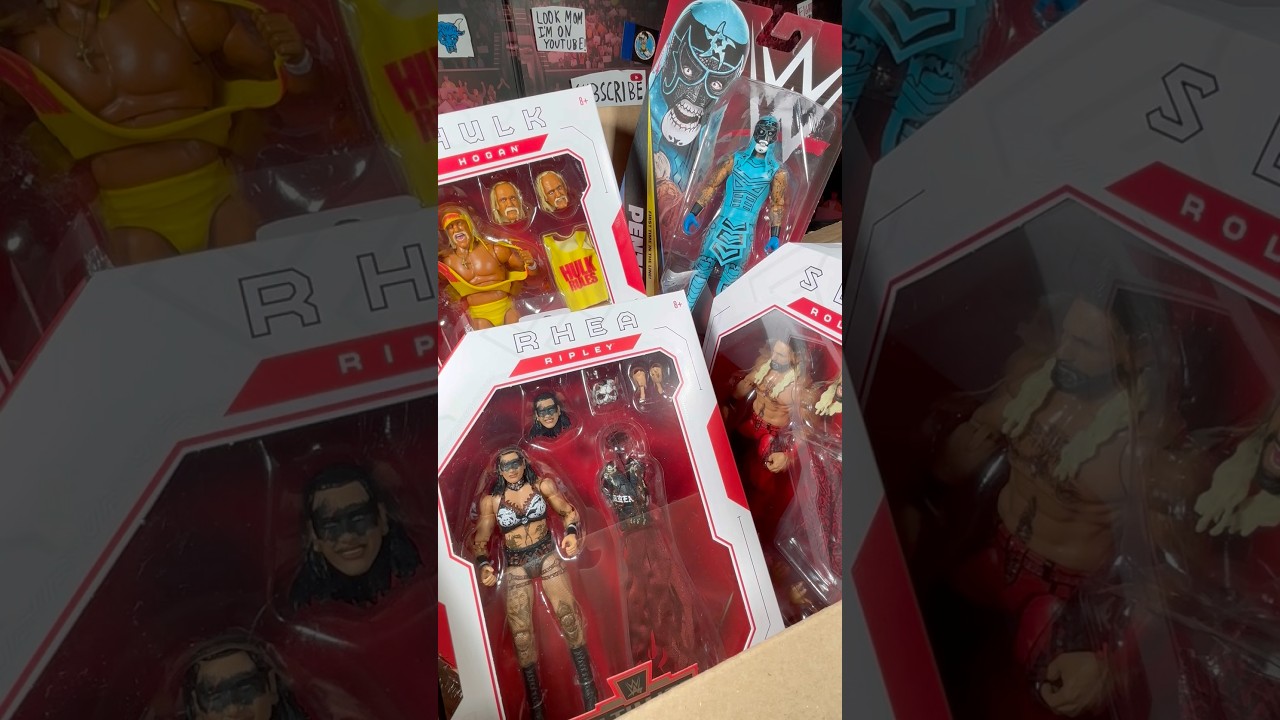 NEW WWE FIGURE UNBOXING! RHEA RIPLEY, SETH ROLLINS, HULK HOGAN & PENTA 🔥