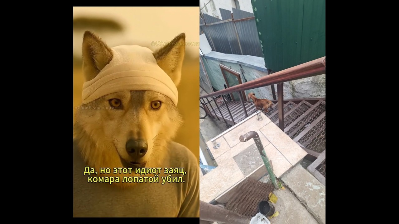 «Искусственный интеллект рисует „Ну, погоди!“: новая встреча» funny song мем нейросеть юмор ду