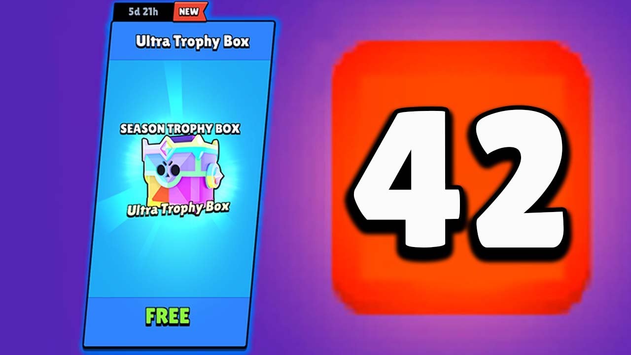 WOOOOW😱 FREE ULTRA TROPHY BOX 🔥BRAWL STARS NEW UPDATE🎁