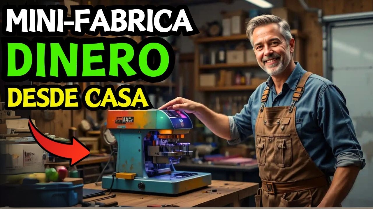 10 Máquinas Rentables para MINI FÁBRICA Negocio desde Casa para Ganar Dinero Fácil