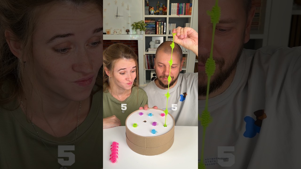 Чья гусеница длиннее? 🐛 boardgames игры настольныеигры familygames игрысвоимируками games