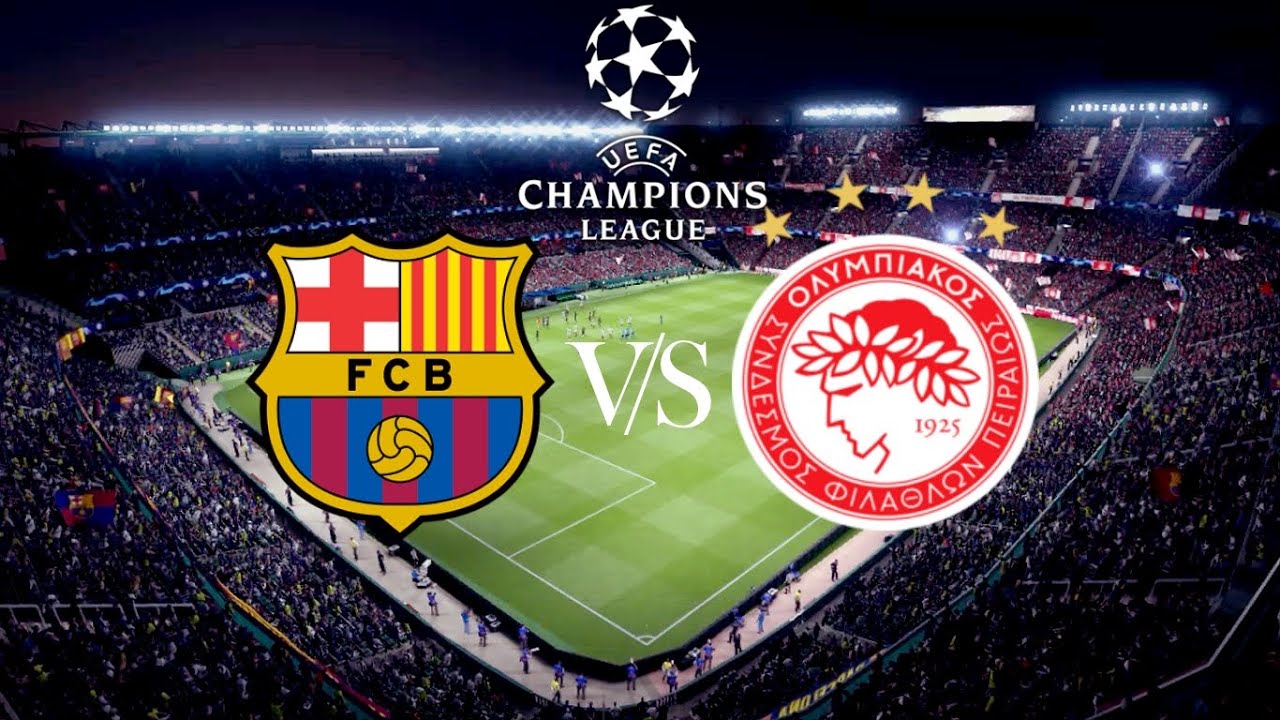 Барселона - Олимпиакос Обзор матча 21.10.2025. Лига чемпионов.