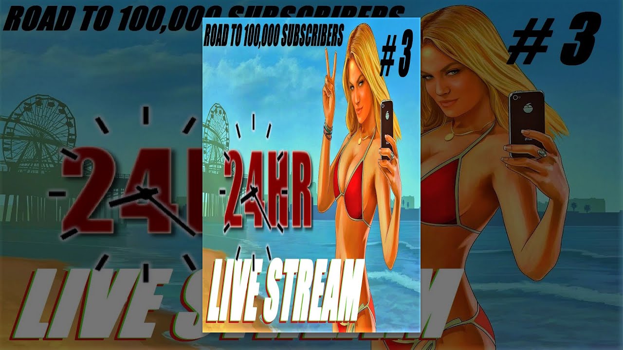 GTA 5 : 24 HOUR LIVE STREAM - GTA 5 OPEN LOBBIES W/ SPECIAL GUEST - PLAYSTATION 4 - part 3