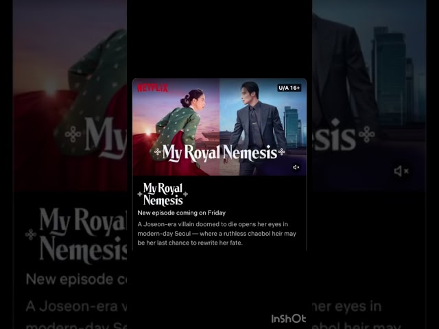 Upcoming Korean series 😍My Royal Nemesis 😍netflix