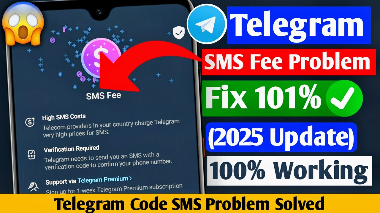 How To Fix Telegram Code SMS Problem (2025) | Fix Telegram SMS Fee Problem | Telegram Login Problem