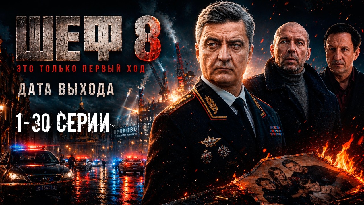 Шеф 8 сезон 1- 30 серия (2026) Дата выхода | Премьера на НТВ. Обзор