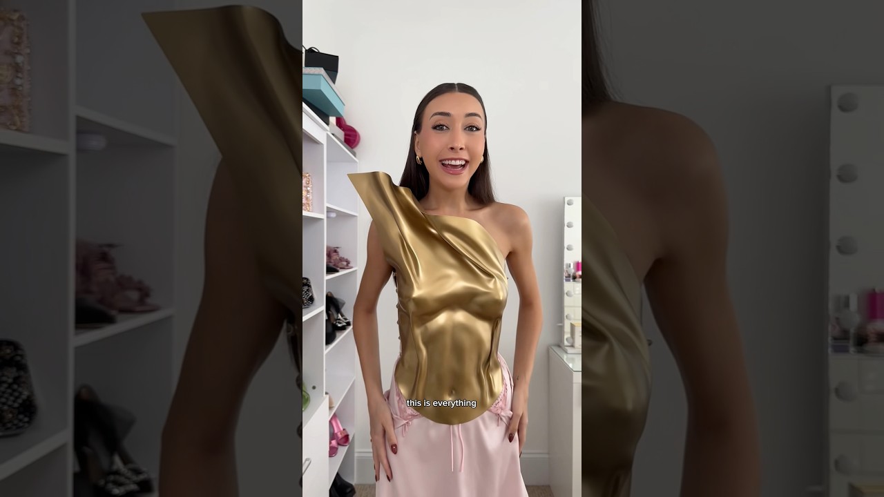 styling a gold armor top fashionfinds