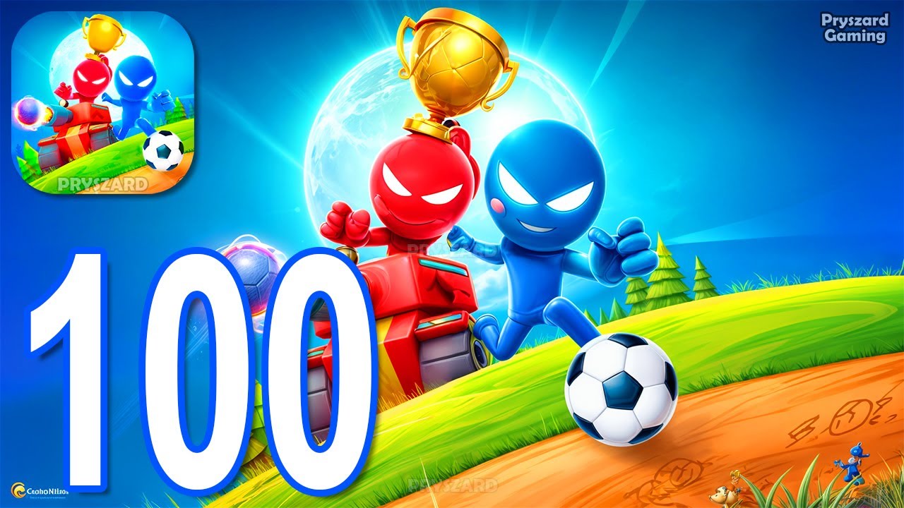 Stickman Party - Gameplay Part 100 Random Funny MiniGames, 1 2 3 4 Plyer Free New Update Adventure