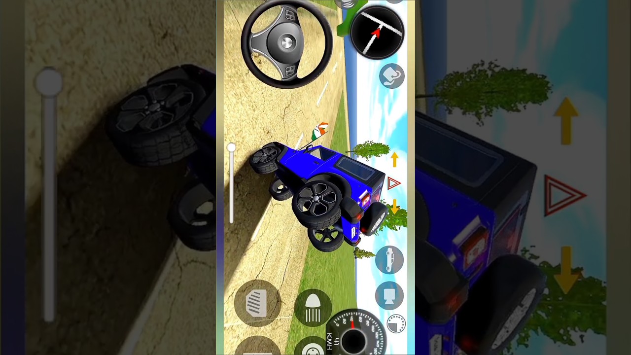 Modified Mahindra blue 💙 Thar Car Games:Indian Cars (Gadi Wala Game) Car Game Android Gameplay 2025