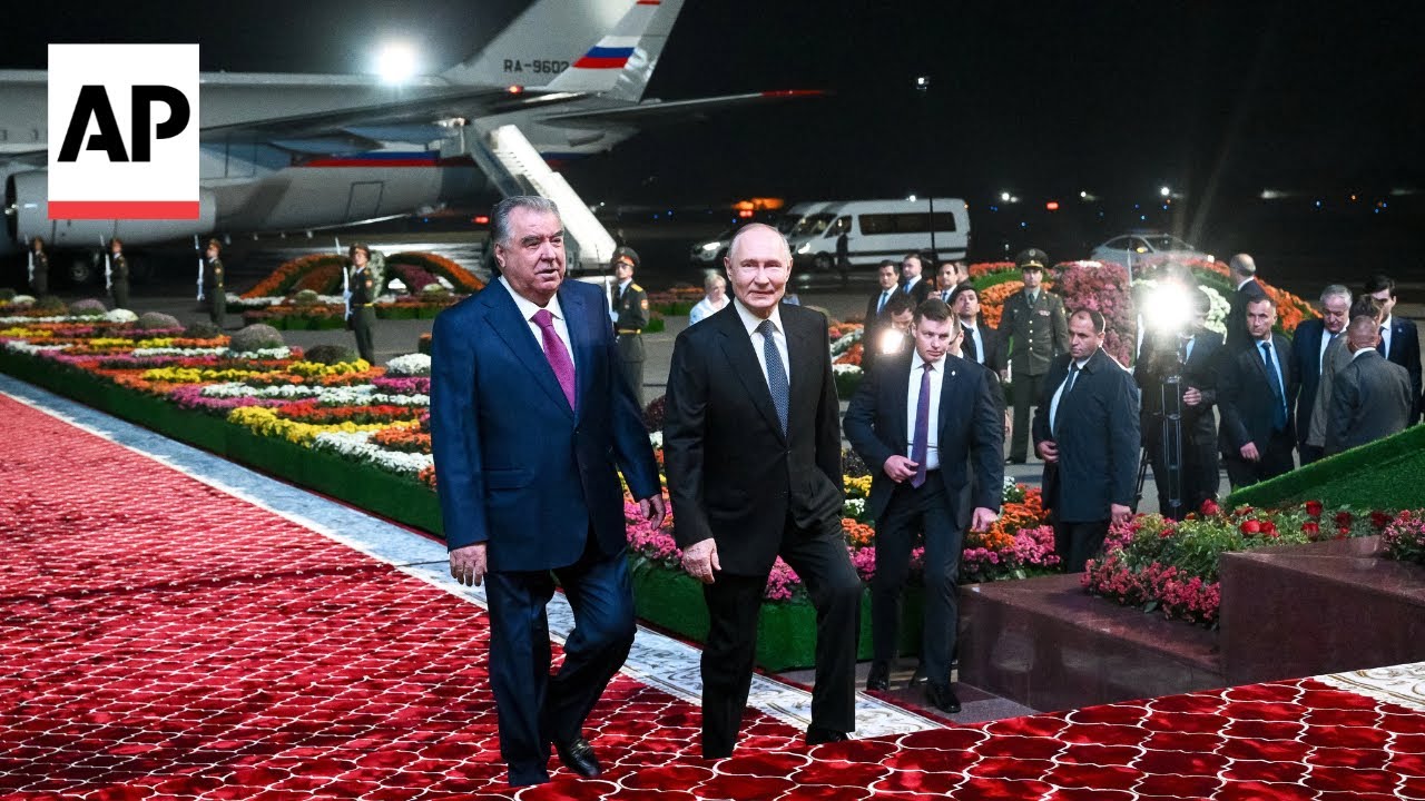 Putin arrives in Tajikistan for meetings with leaders of ex-Soviet leaders