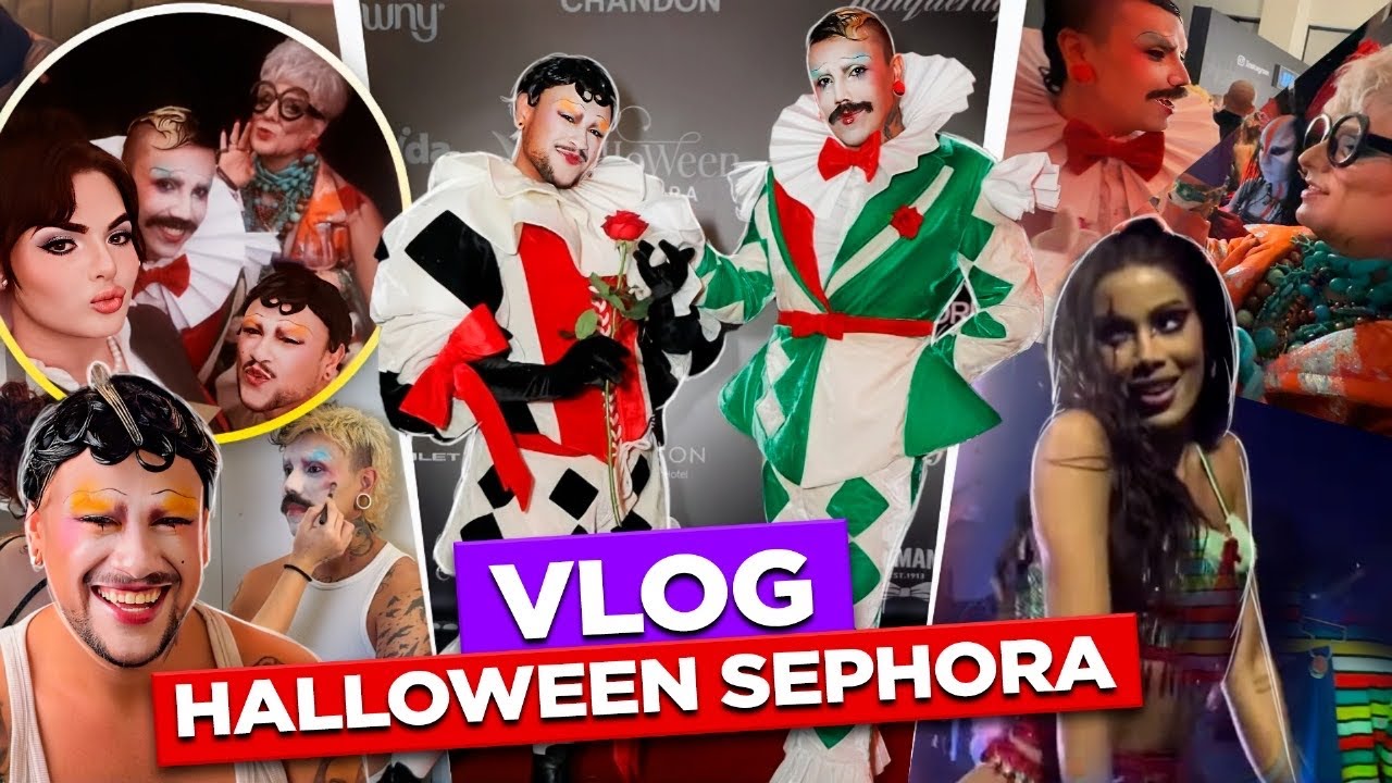 VLOG: CAUSAMOS MUITO NO HALLOWEEN DA SEPHORA | Diva Depressão