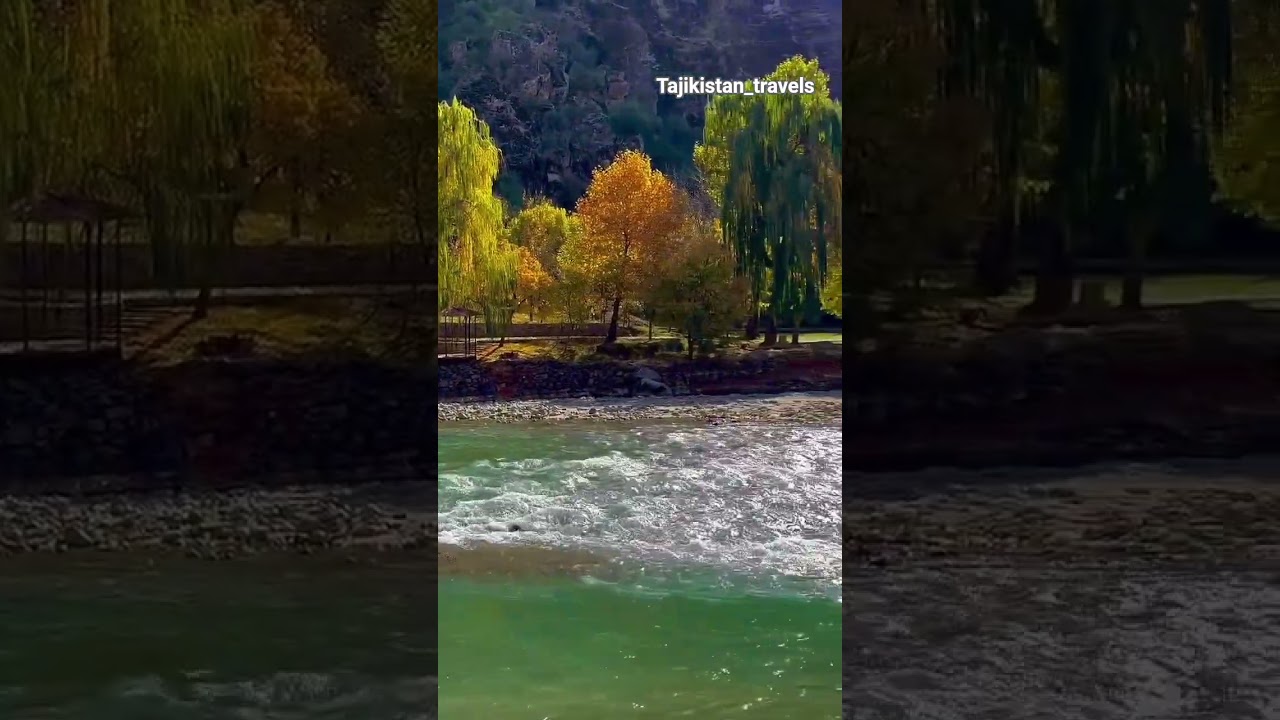 Золотая осень в Ромите, Таджикистан 🇹🇯 таджикистан mountain nature обуна_шавед_дасгири_кунед