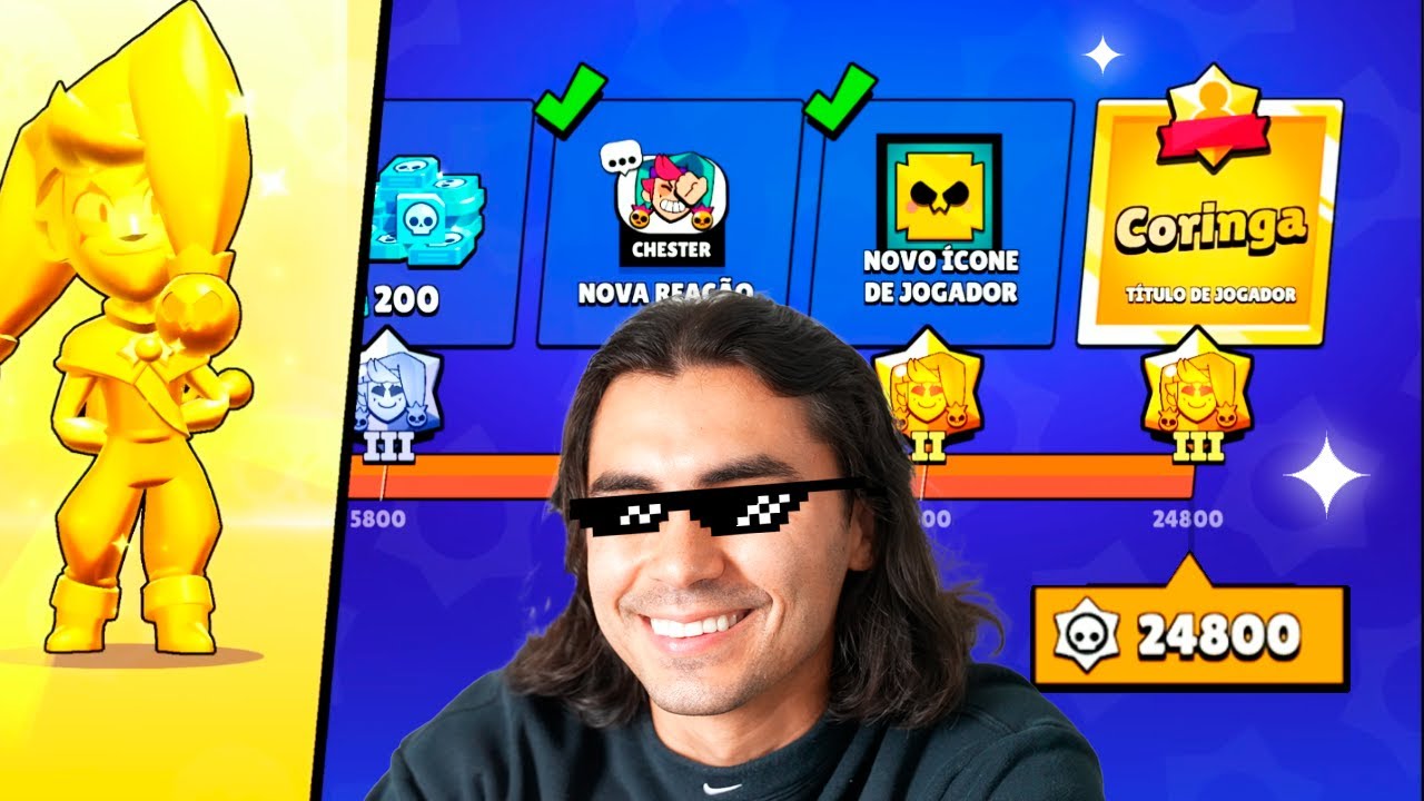 7 DIAS PRA ZERAR A MAESTRIA DO LENDÁRIO CHESTER NO BRAWL STARS...