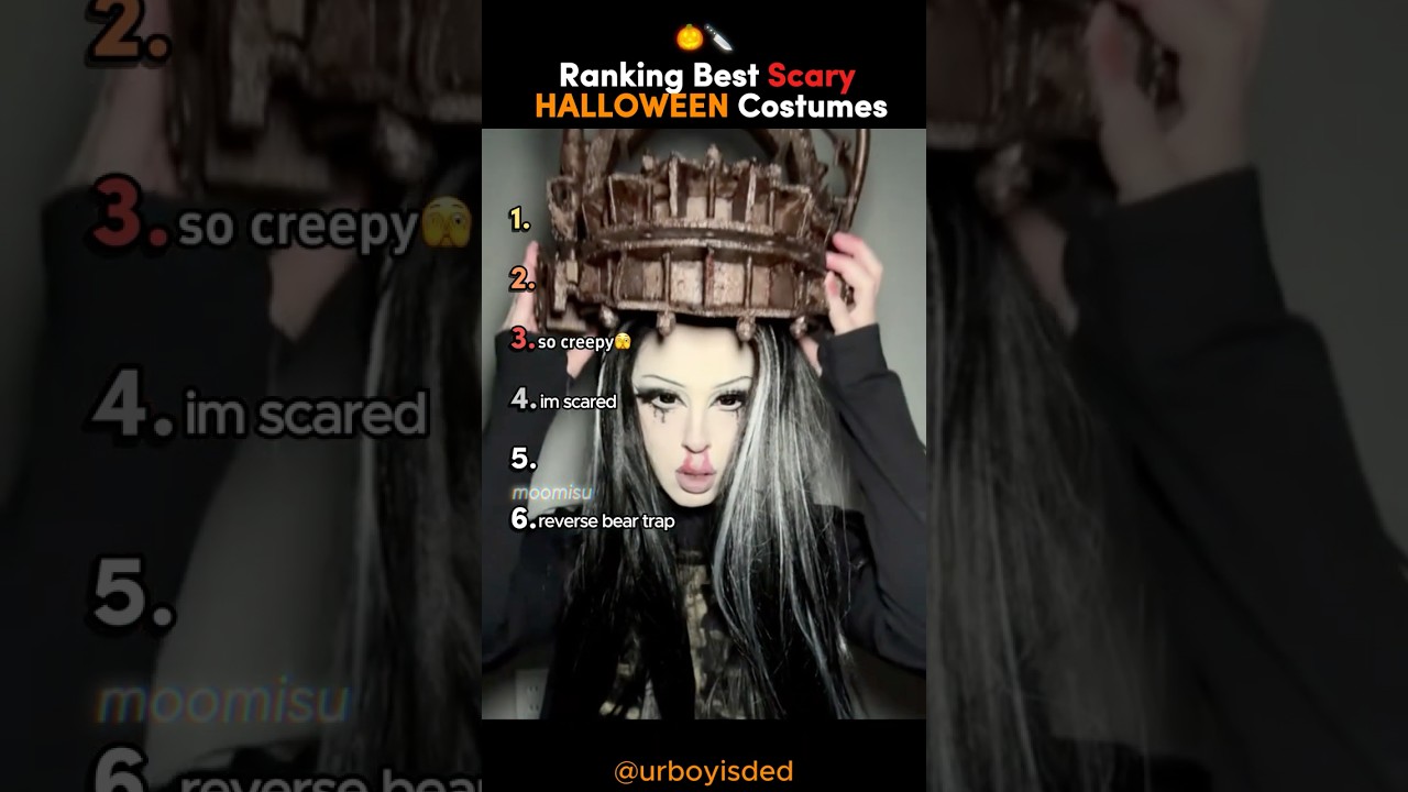 Ranking The Best SCARY Halloween Costumes 👻✨ halloween tiktokviral