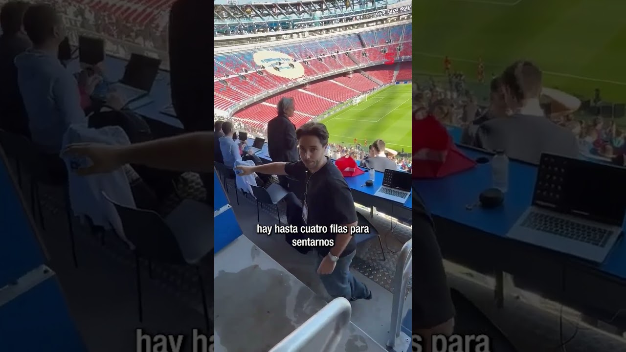 🏟️👀 SPORT muestra la zona de los periodistas del nuevo SPOTIFY CAMP NOU
