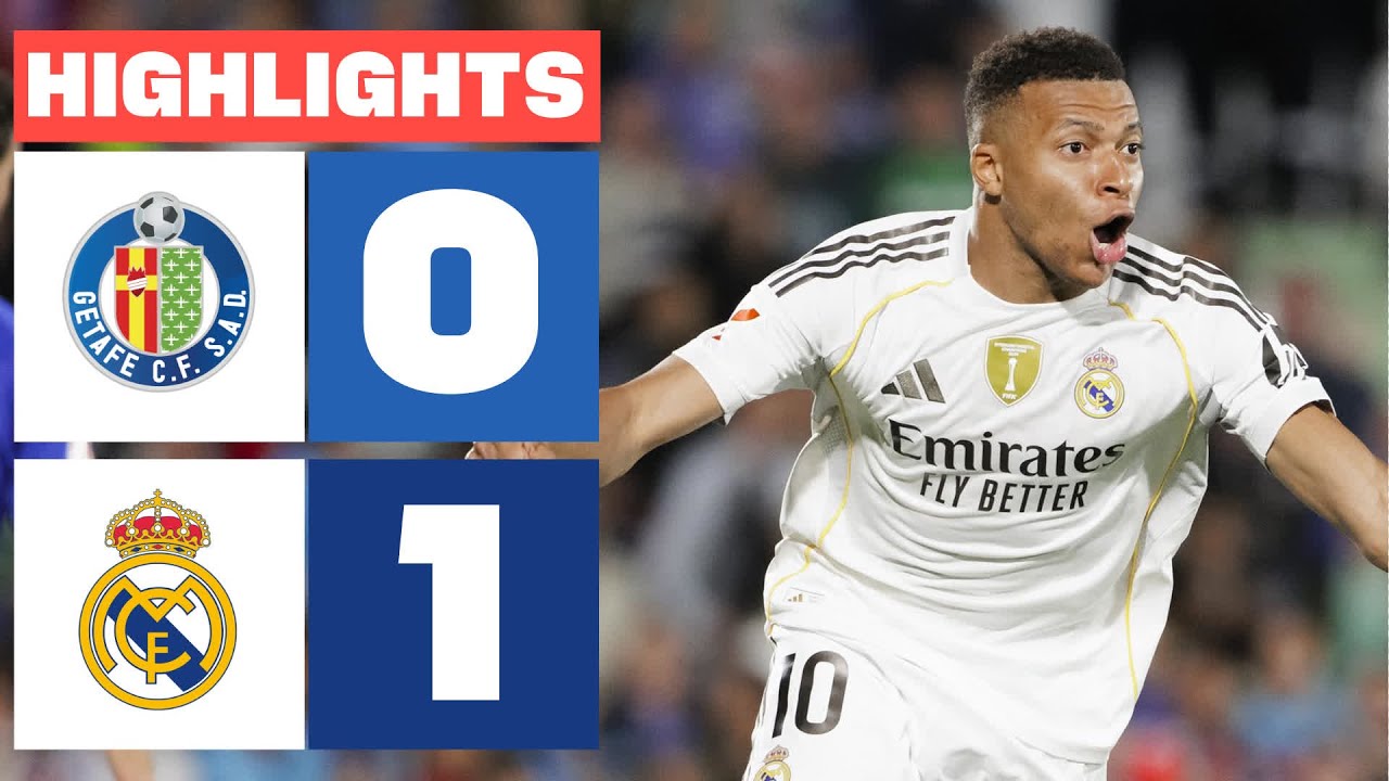 GETAFE CF 0 - 1 REAL MADRID | RESUMEN LALIGA EA SPORTS