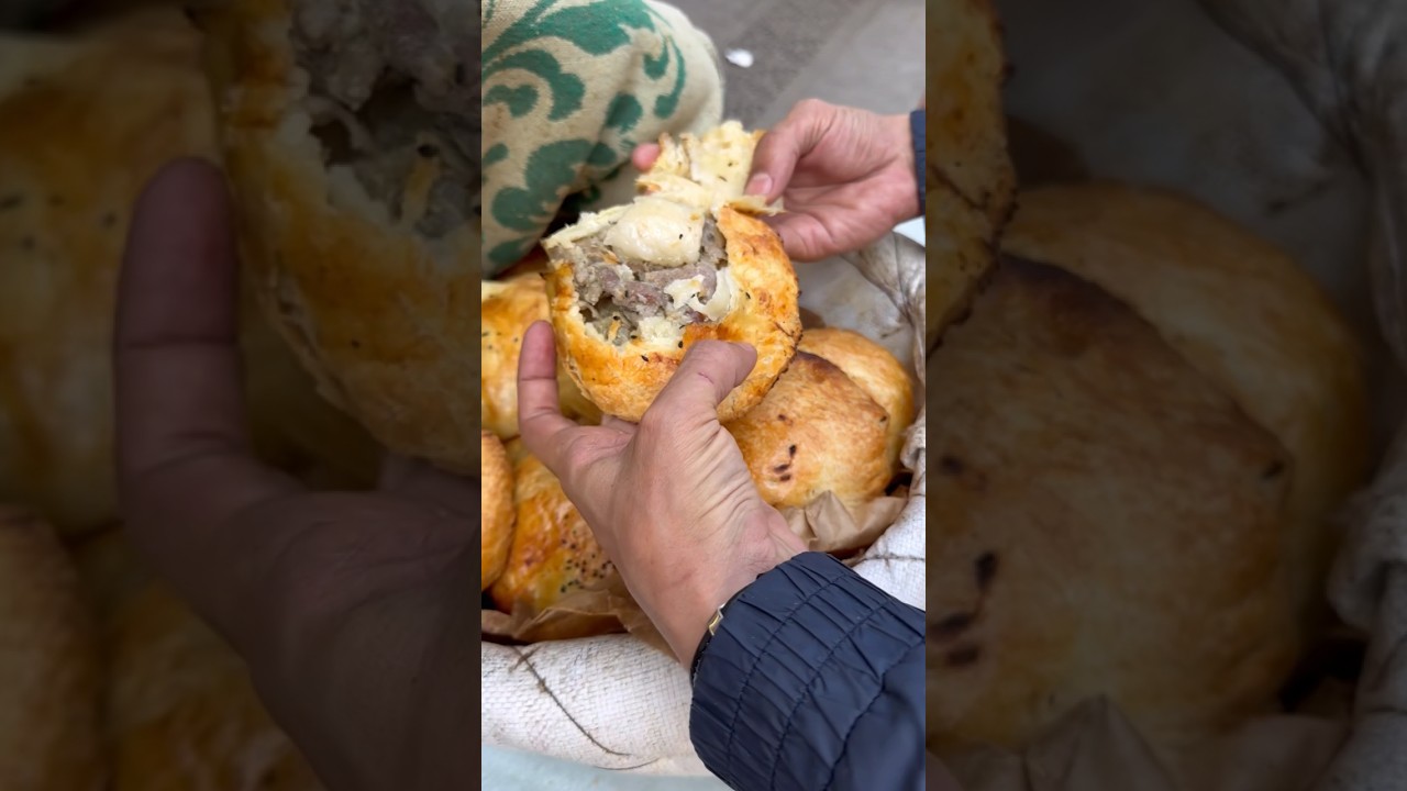 Самая дорогая самса, со вкусом не обманули. ташкент узбекистан 2023 travel еда food uzb мясо