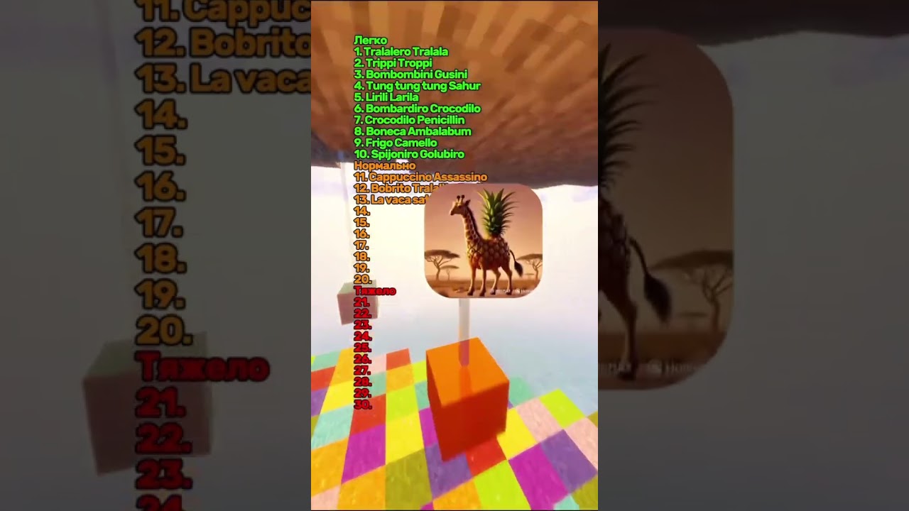 НАЗОВИ ЭТО ИТАЛЬЯНСКОЕ ЖИВОТНОЕ ПО КАРТИНКЕ/ ТЕСТ/ quiz/brainrot/итальянсие животные meme/ЧЕЛЛЕНДЖ