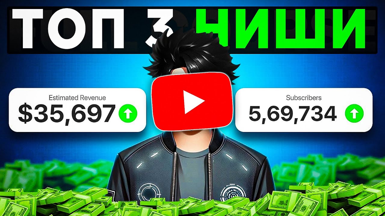 ТОП 3 ДОЛГОСРОЧНЫЕ НИШИ на YouTube С ВЫСОКИМ ДОХОДОМ