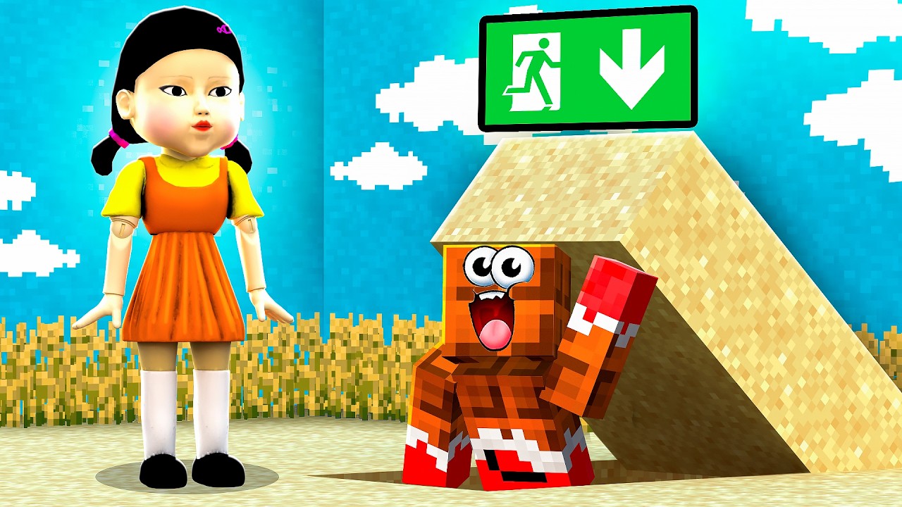 МЫ НАШЛИ СЕКРЕТНЫЙ ПРОХОД ИГРЫ В КАЛЬМАРА 3 В МАЙНКРАФТ!