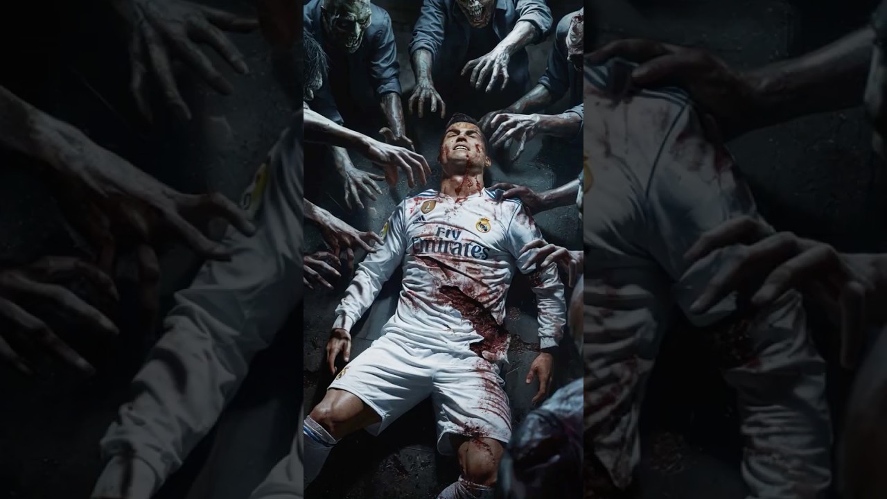 Zombies vs Ronaldo vs Messi (Neymar,Mbappe,Haaland) ronaldo messi football messivsronaldo