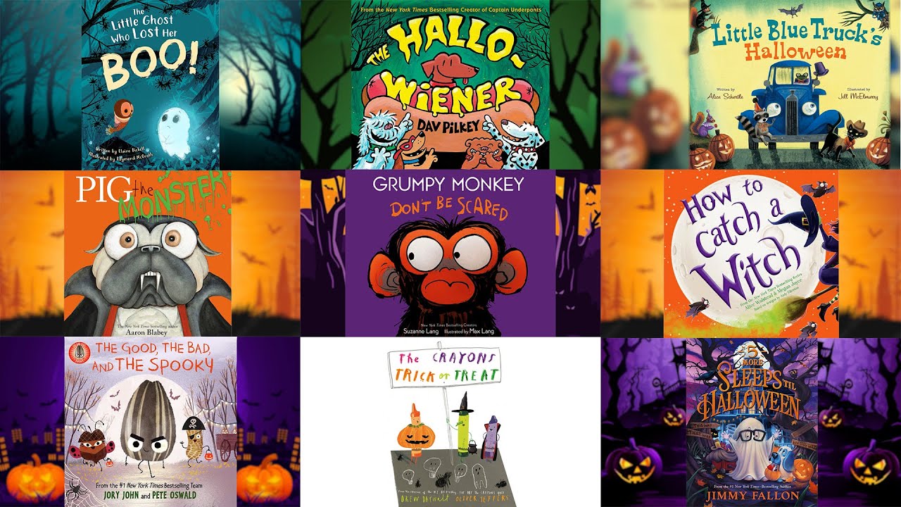 1 Hour of Halloween Read Aloud Books | Little Blue Truck, Grumpy Monkey, Crayons Trick or Treat