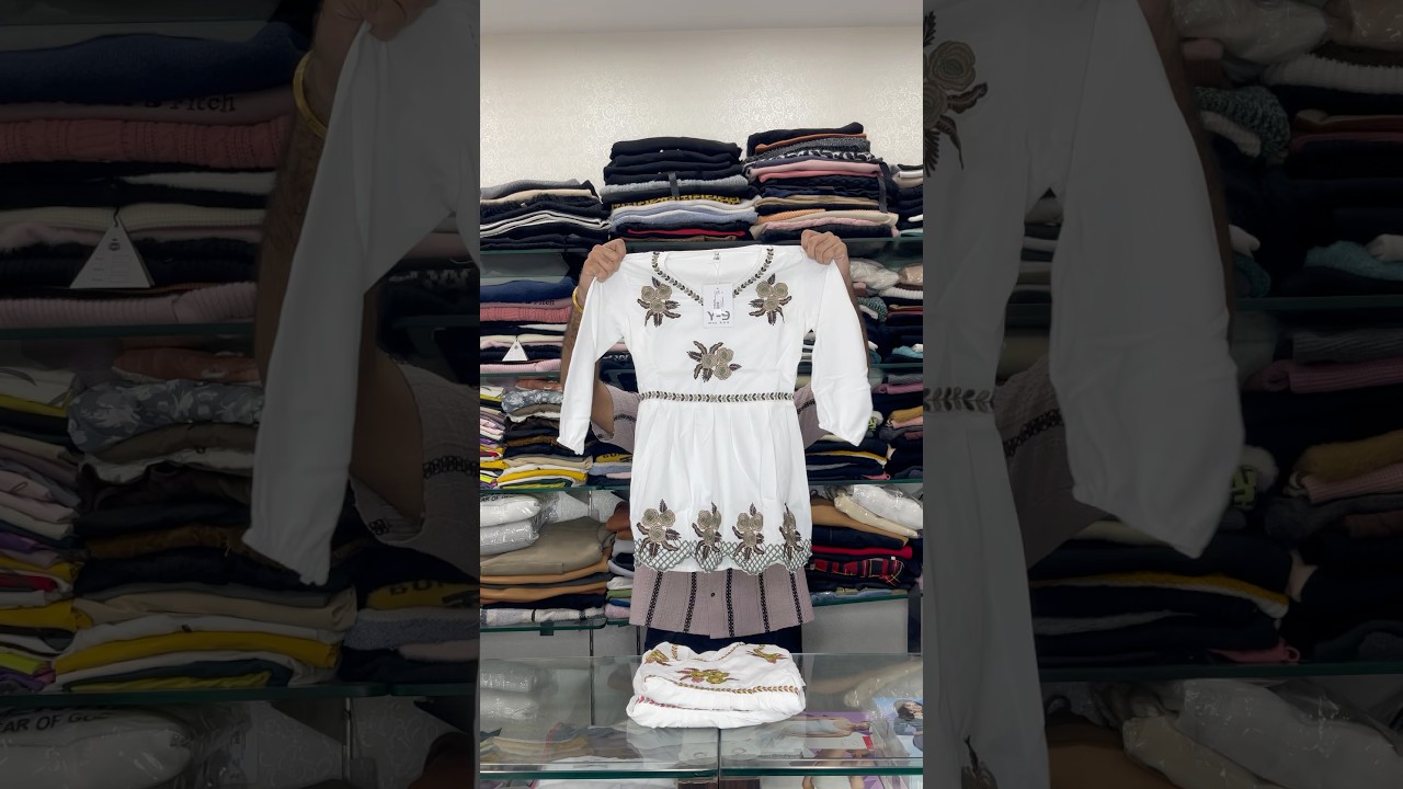 Embroidery Tops with White base..🛍️Order-9888742157,8968142157 top cotton white embroidery