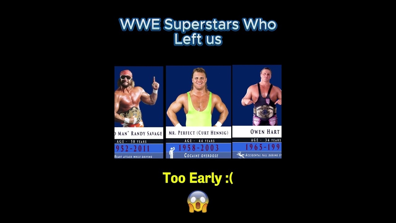 Wwe super stars who died to early :( #wwe #wwesuperstars