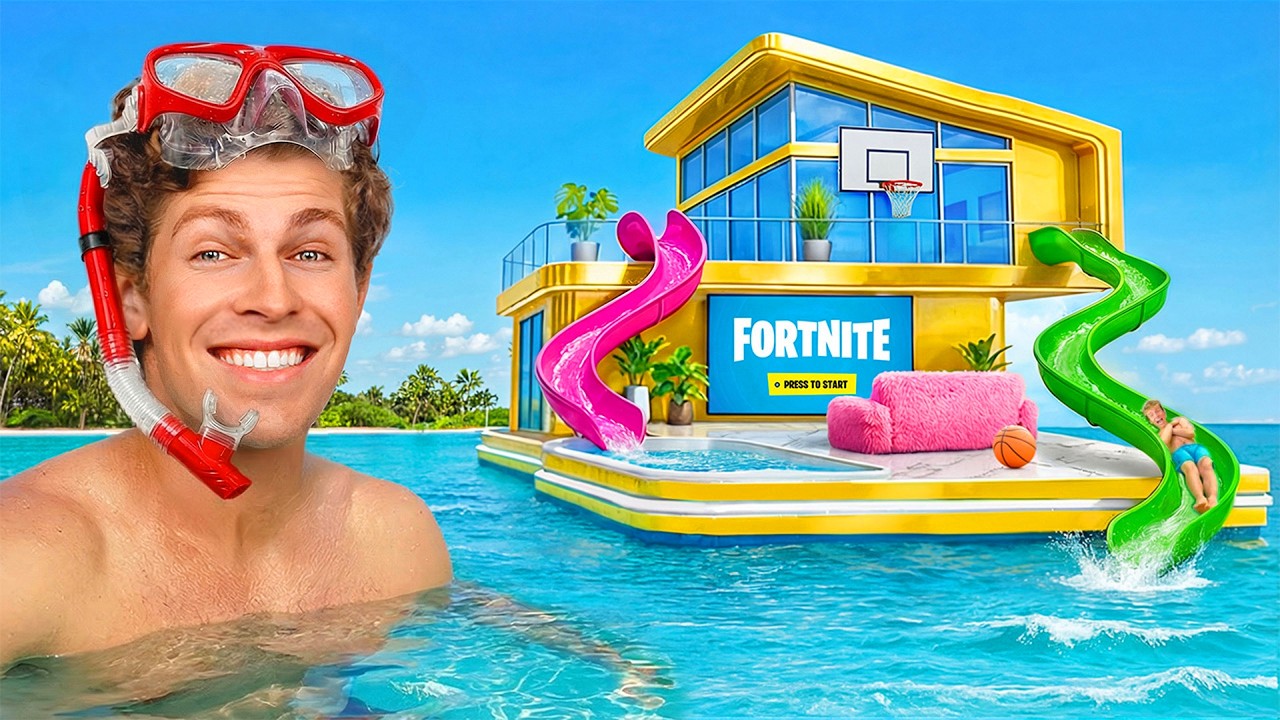 I Built a Floating House!