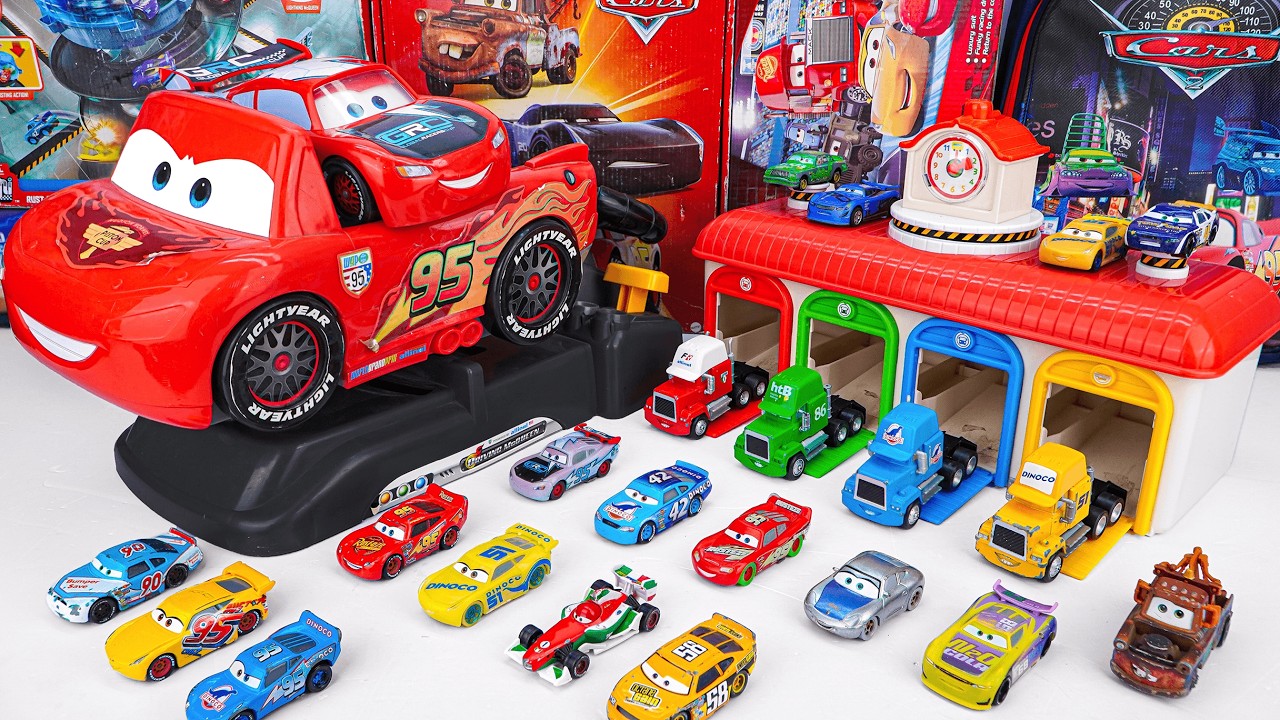 Disney Pixar Cars Unboxing Review | Disney Cars Tomica Race in Driving McQueen | Lightning McQueen