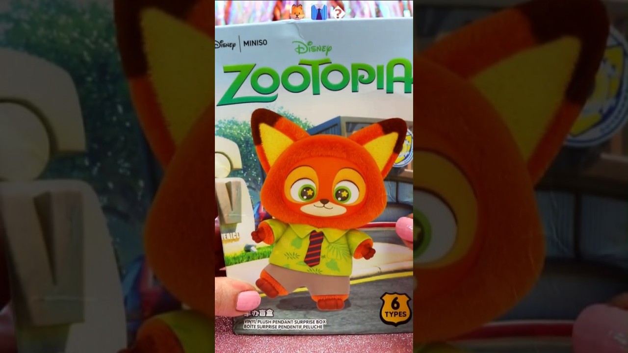 ASMR UNBOXING Disney Zootopia Blind Box Review ❤️shorts asmr disney zootopia trending viral