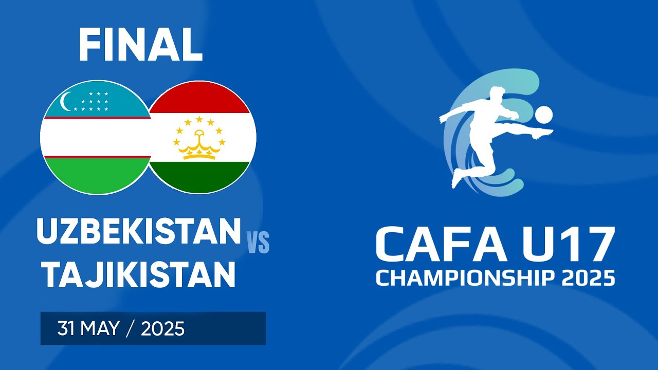 Uzbekistan vs Tajikistan | CAFA U-17 CHAMPIONSHIP 2025 l Final Match