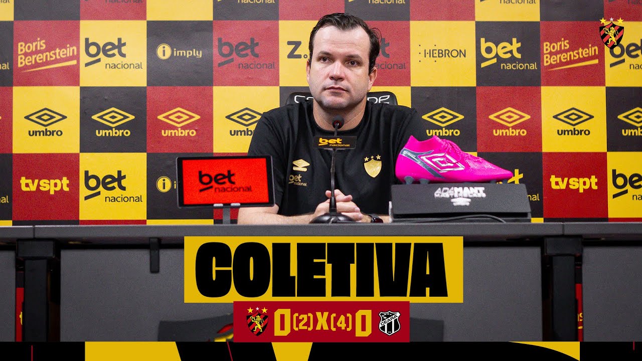 COLETIVA COM O TÉCNICO DANIEL PAULISTA (SPORT X CEARÁ)
