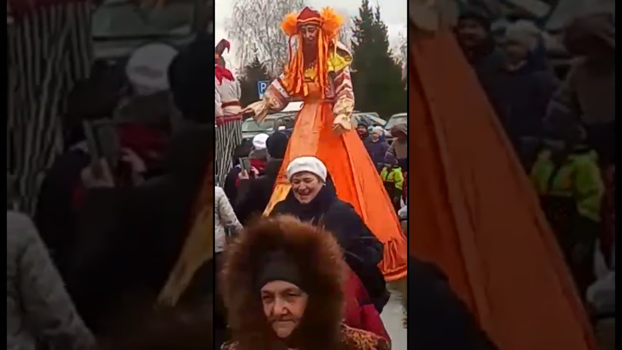 Масленица -4 Мытищи дк Яуза Проводы русской зимы Maslenitsa Праздник Holiday shorts