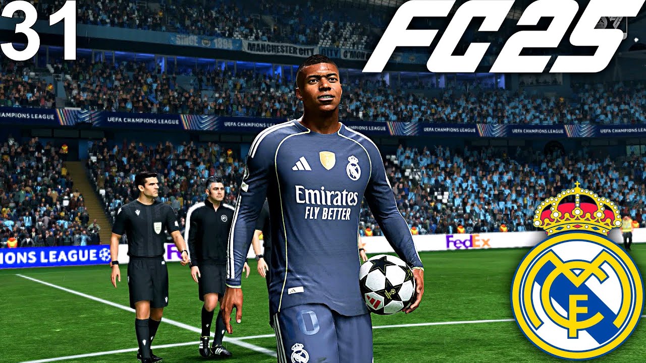 FC 25 КАРЬЕРА ЗА РЕАЛ МАДРИД 31 - ЗАРУБА С МАНЧЕСТЕР СИТИ и ХЕТ-ТРИК МБАППЕ!!!