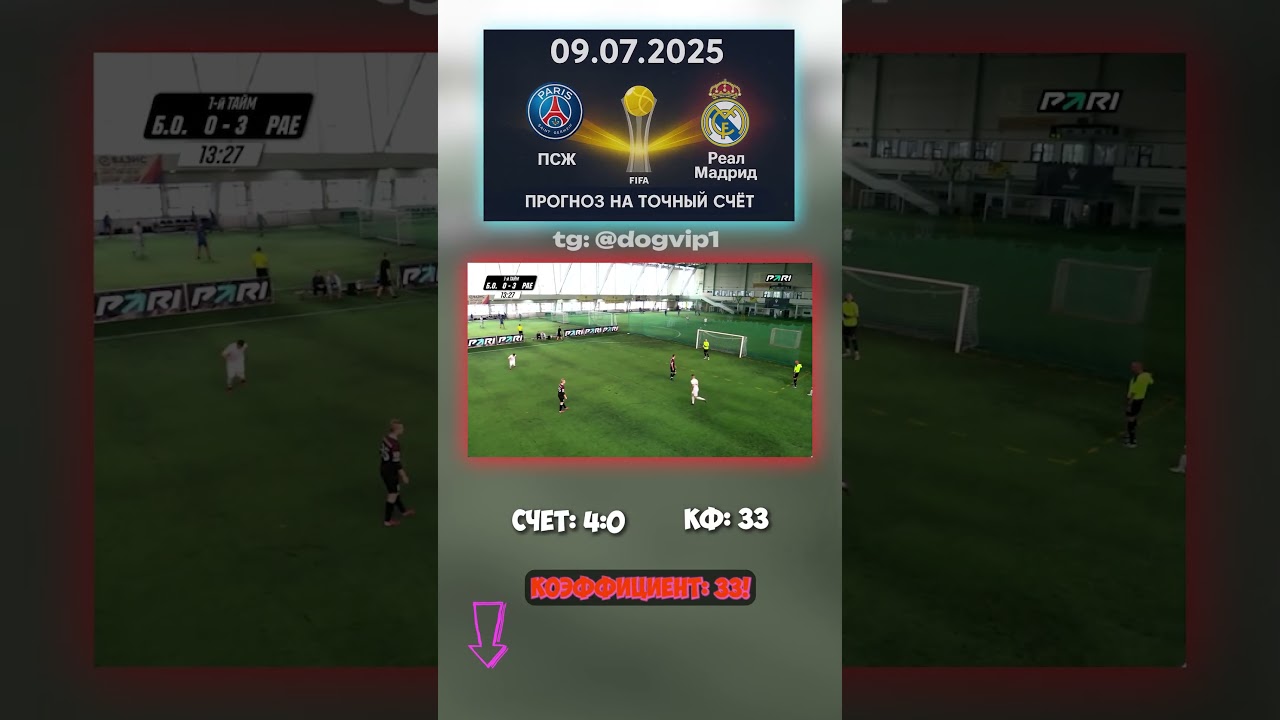 Прогноз на матч: ПСЖ - Реал Мадрид, 4:0, кф 33 футбол аналитика точныйсчёт