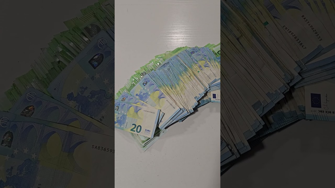 Dropping stacks on the table.  #money #worldbanknotes #euro #cash