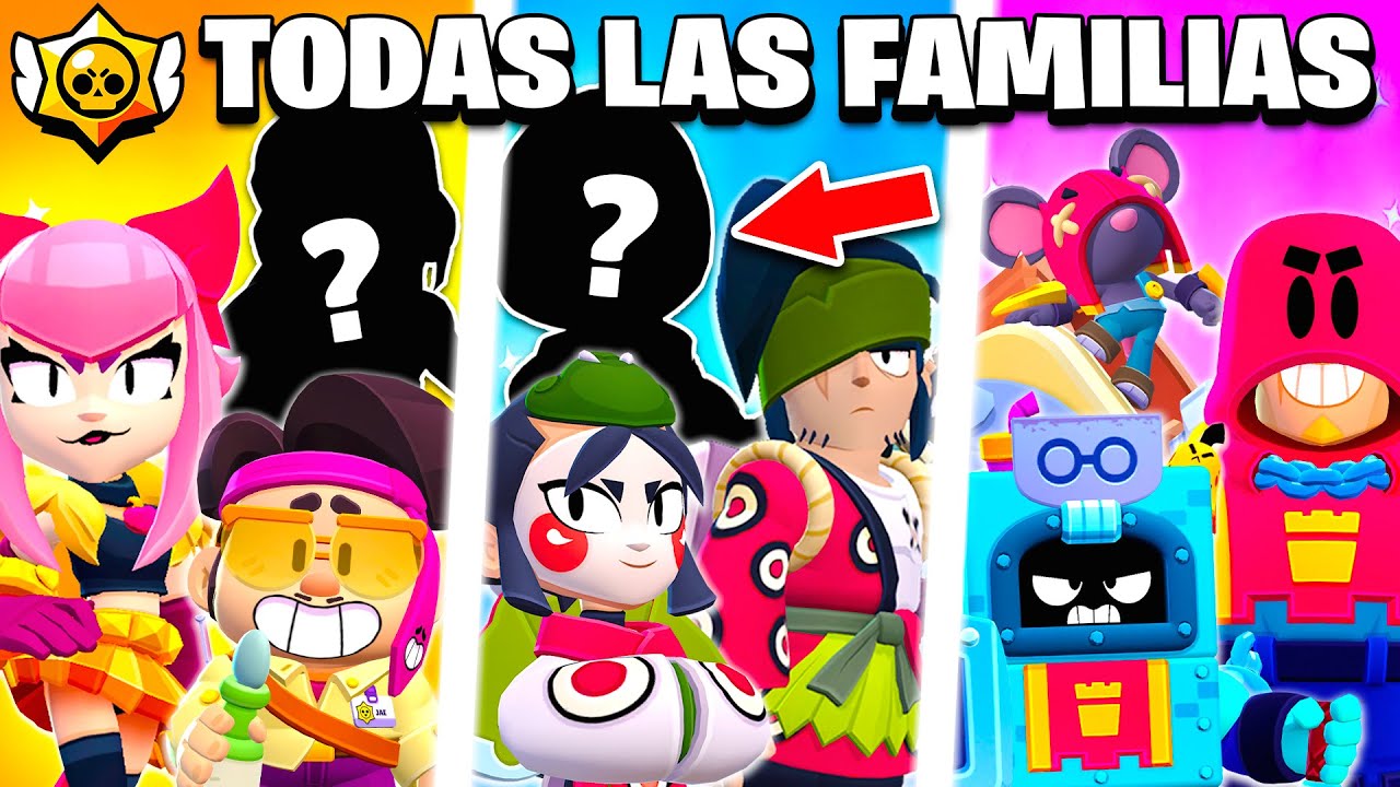 TODAS LAS NUEVAS FAMILIAS OFICIALES de Brawl Stars 🥳🔥