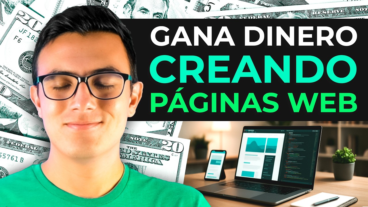 Cómo GANAR DINERO creando páginas web en 2025 (curso completo)
