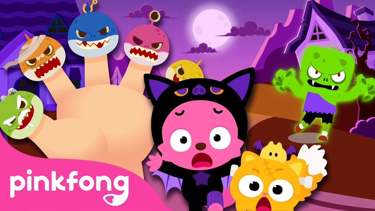 Boo! ✋Halloween Finger Family | Zombie, Skeleton, Witch Fingers | Pinkfong Halloween