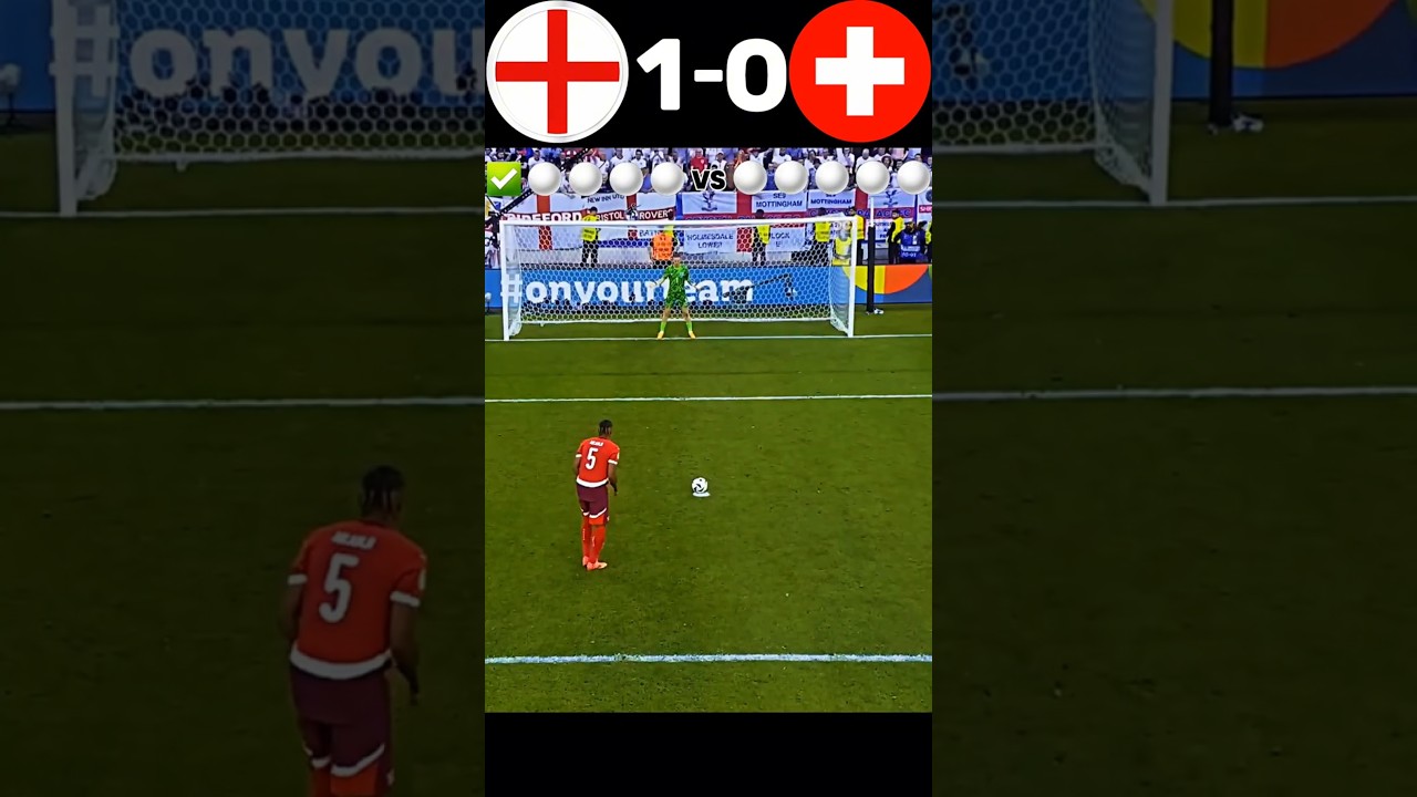 Switzerland vs England | UEFA Euro 2024 Quarter-final | Penalty Shootout.