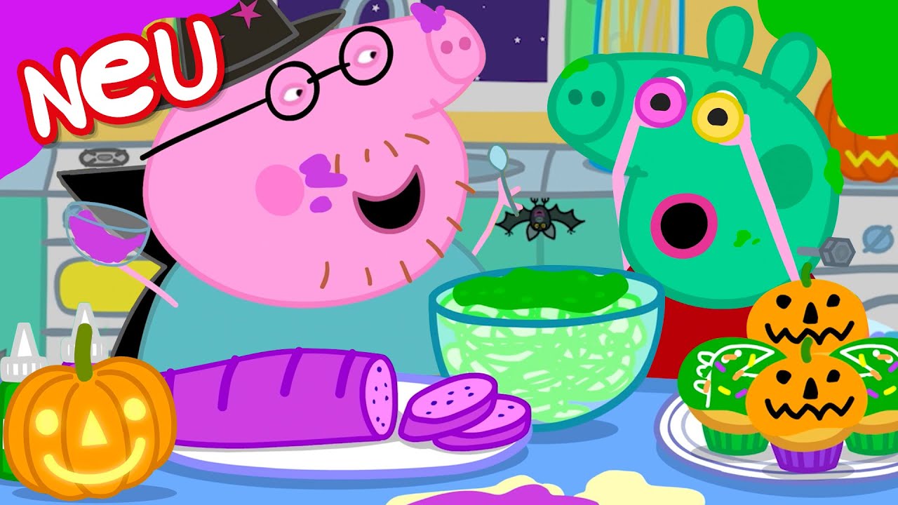 Peppa-Wutz-Geschichten | Halloween Süßigkeiten! | Videos für Kinder